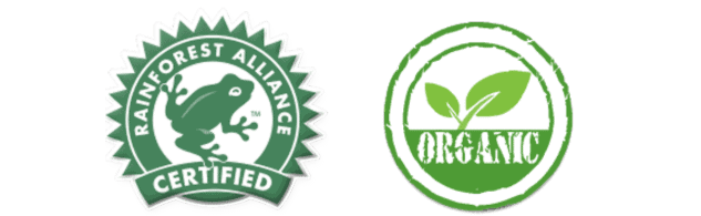 Choose RainForest Alliance & Organic Products